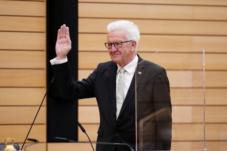 Der Grünen-Politiker dankte für das in ihn gesetzte Vertrauen. reuters