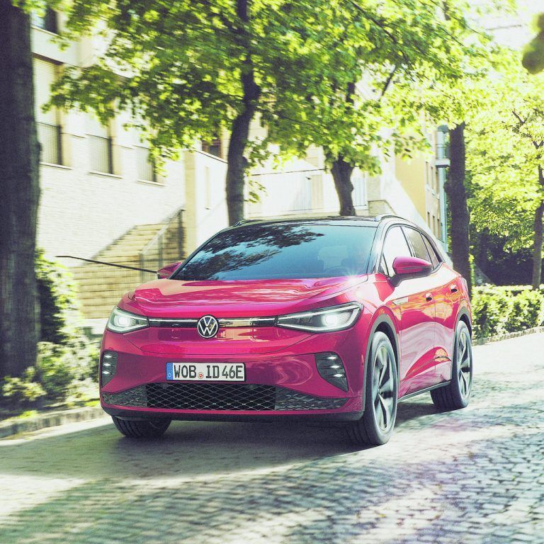 Die Akku-Kapazität des ID-Topmodells beträgt 77 kWh, so dass der elektrische Sportler bis zu 480 Kilometer (WLTP) weit kommt Werk