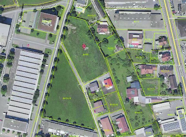 Grundstück in Dornbirn um 5,84 Millionen Euro verkauft