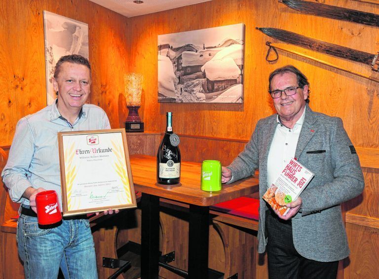 Freut sich über die Auszeichnung: Pilsstüble-Wirt WilliFA