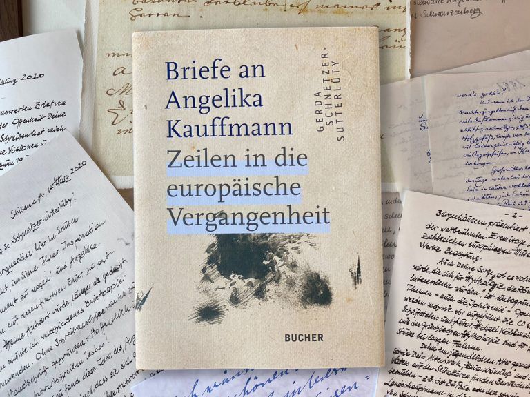 Gerda Schnetzer-Sutterlüty liest aus ihrem Buch „Briefe an Angelika Kaufmann“, das 220 Jahre in die Vergangenheit zurückblickt. Michael Kreyer/ Schnetzer-Sutterlüty