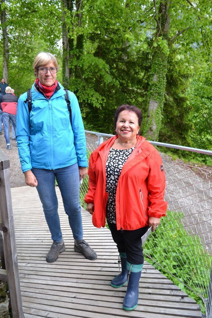 Gerlinde Budzuhn und Ilse Dünser.
