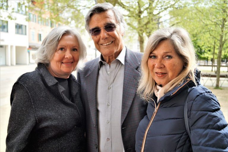 Heidi und Herbert Angeli mit Ruth Schwarz.