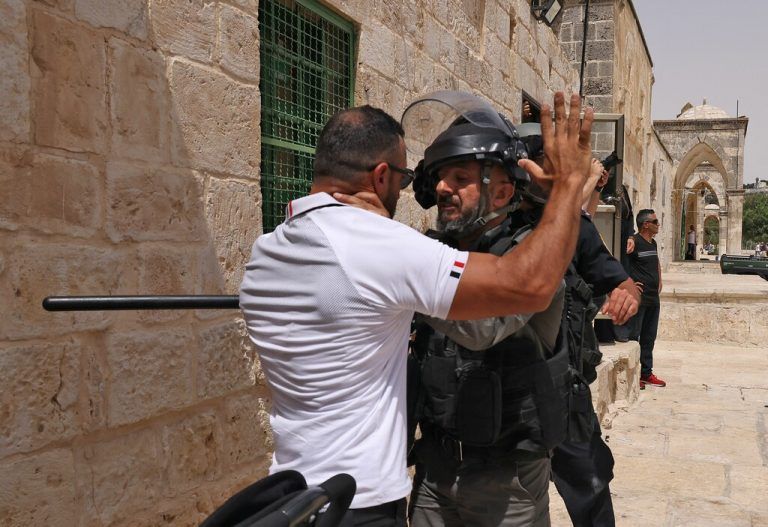 In Jerusalems Altstadt kam es erneut zu Konfrontationen.