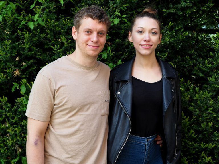 Jonas Chromy und Viktoria Kohl Martinez.