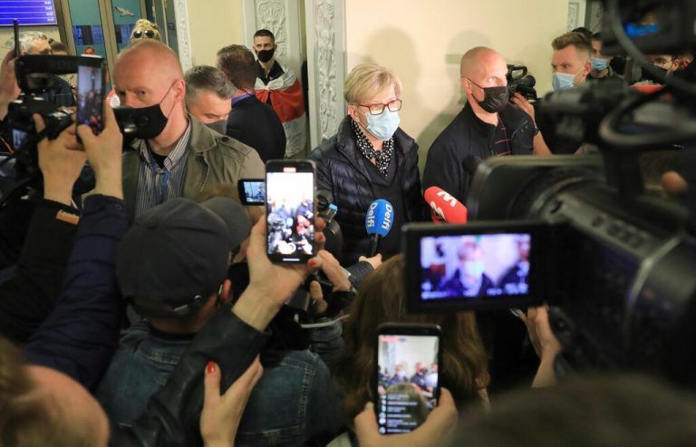 Litauens Premier Simonyte bezog Stellung.