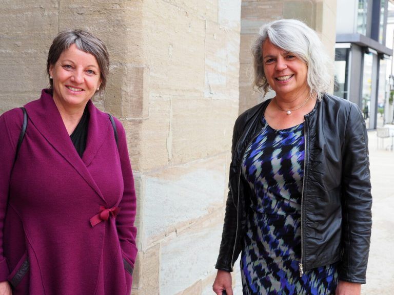 Manuela Loos und Doris Glatter-Götz (Rheintalische Musikschule).