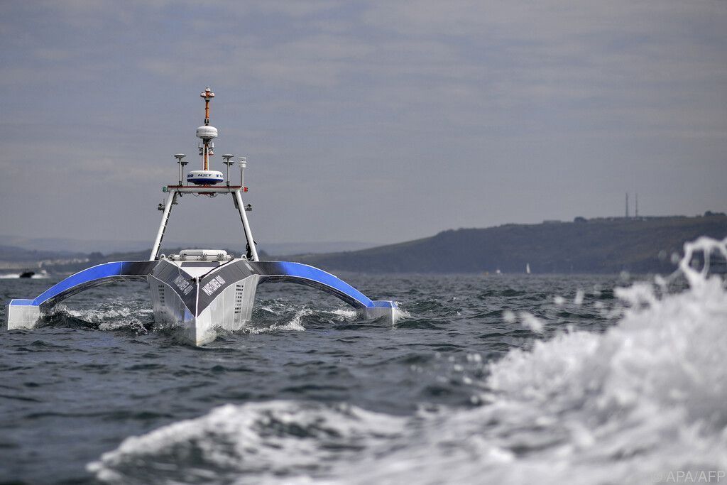 Erstes unbemanntes Schiff soll Atlantik überqueren