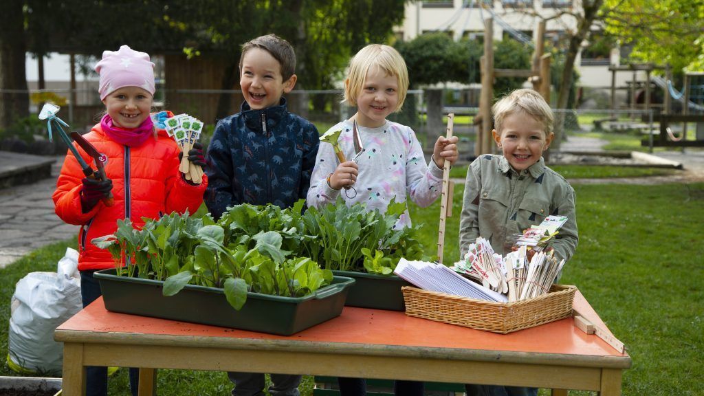 Rankler Kindergartenkinder gestalten ihre eigenen &#8220;Kista Gärtle&#8221;