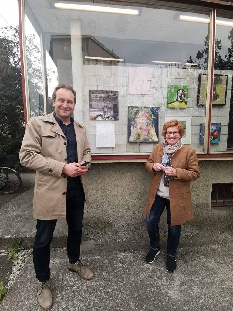 Stadtrat Alexander Juen und Stadträtin Marie-Louise Hinterauer.