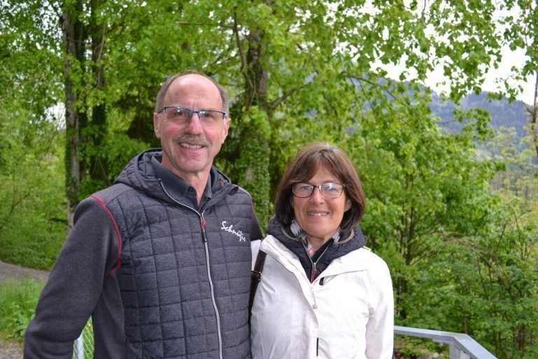 Unter den zahlreichen Besuchern: Anton und Hildegard Mähr.