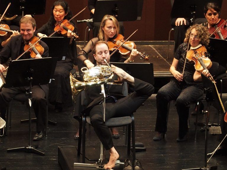 Der deutsche Hornist Felix Klieser begeisterte mit der Camerata Salzburg in der Reihe Dornbirn Klassik. ju