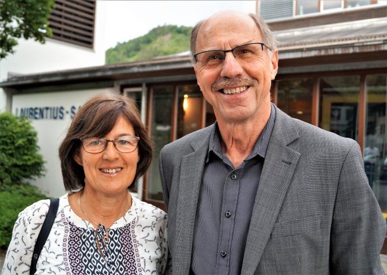 Altbürgermeister Anton Mähr und Hildegard.