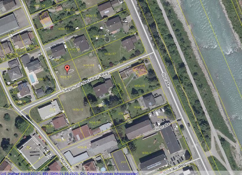 Wo in Feldkirch ein Grundstück für 648.000 Euro verkauft wurde