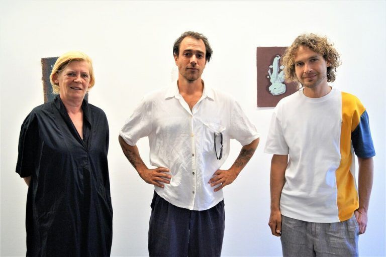 Andrea Mießgang- Romagna, Künstler Linus Barta und Künstler Lorenz Helfer. <span class="copyright">yas/5</span>