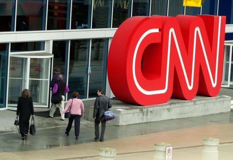 Auch CNN war zeitweise nicht erreichbar. ap