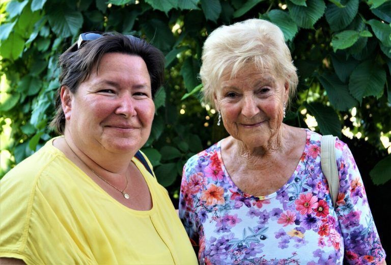 Auch Daniela und Elfriede Depaoli gefiel die Ausstellung.