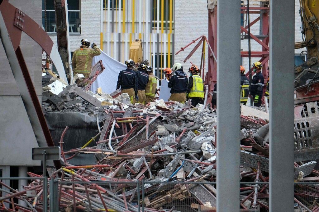 Fünf Tote bei Einsturz eines Schulneubaus in Antwerpen