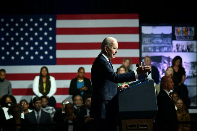 Biden rief zur Aufarbeitung von Rassismus in der US-Geschichte auf. AFP
