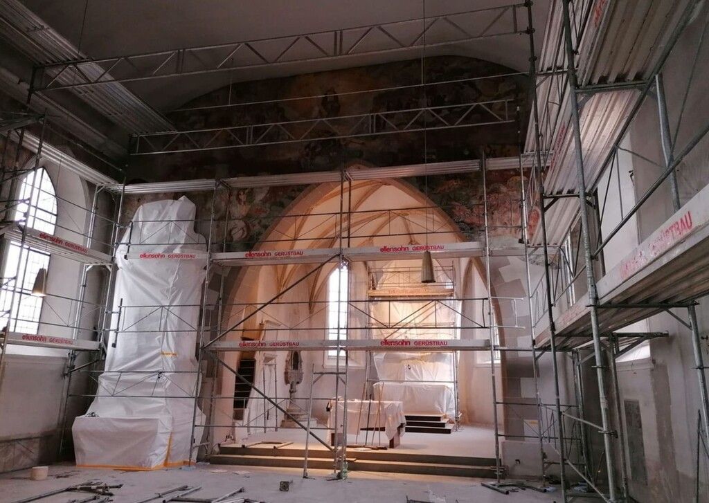 Aufputz für alte Kirchenmauern