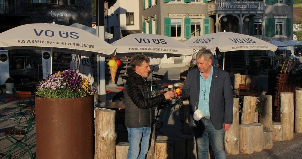 Alberschwende denkt über kleine Events auf neuem Dorfplatz nach