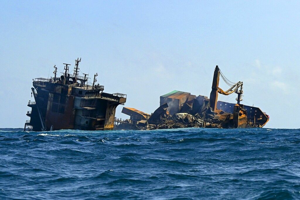 Frachter vor Sri Lanka gesunken