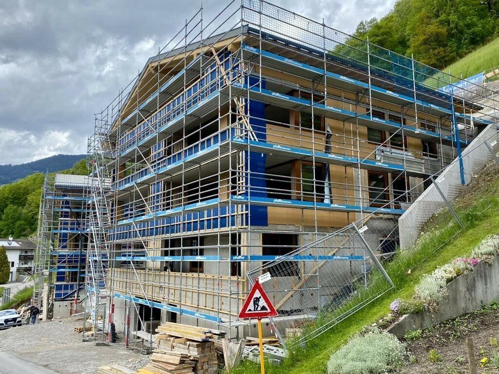 Zwölf Ferienappartements von Upland Parcs in Schruns gebaut