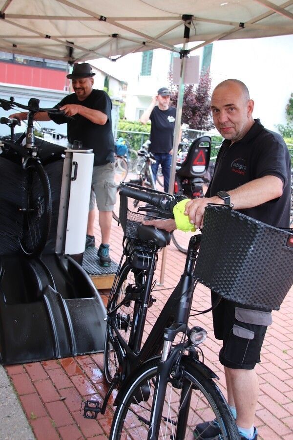<p class="caption">Die Integra-Fahrradputzaktion wurde vielfach genutzt.</p><p class="caption"/>