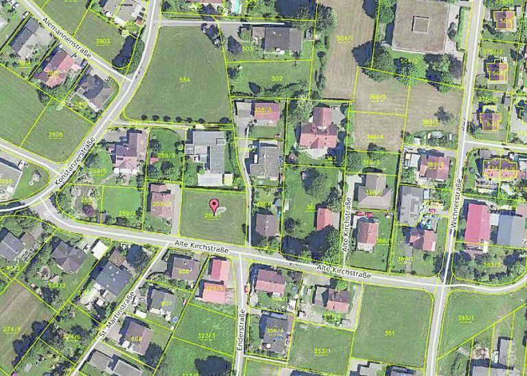 Grundstück in Altach um 1,05 Millionen Euro verkauft