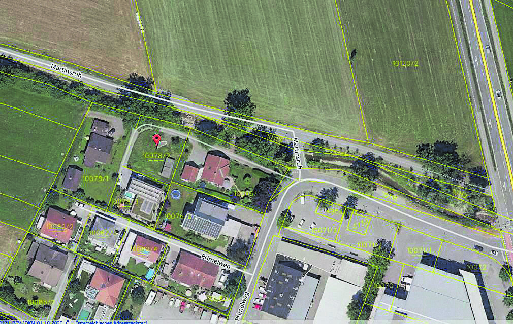 Grundstück in Dornbirn um 400.000 Euro verkauft