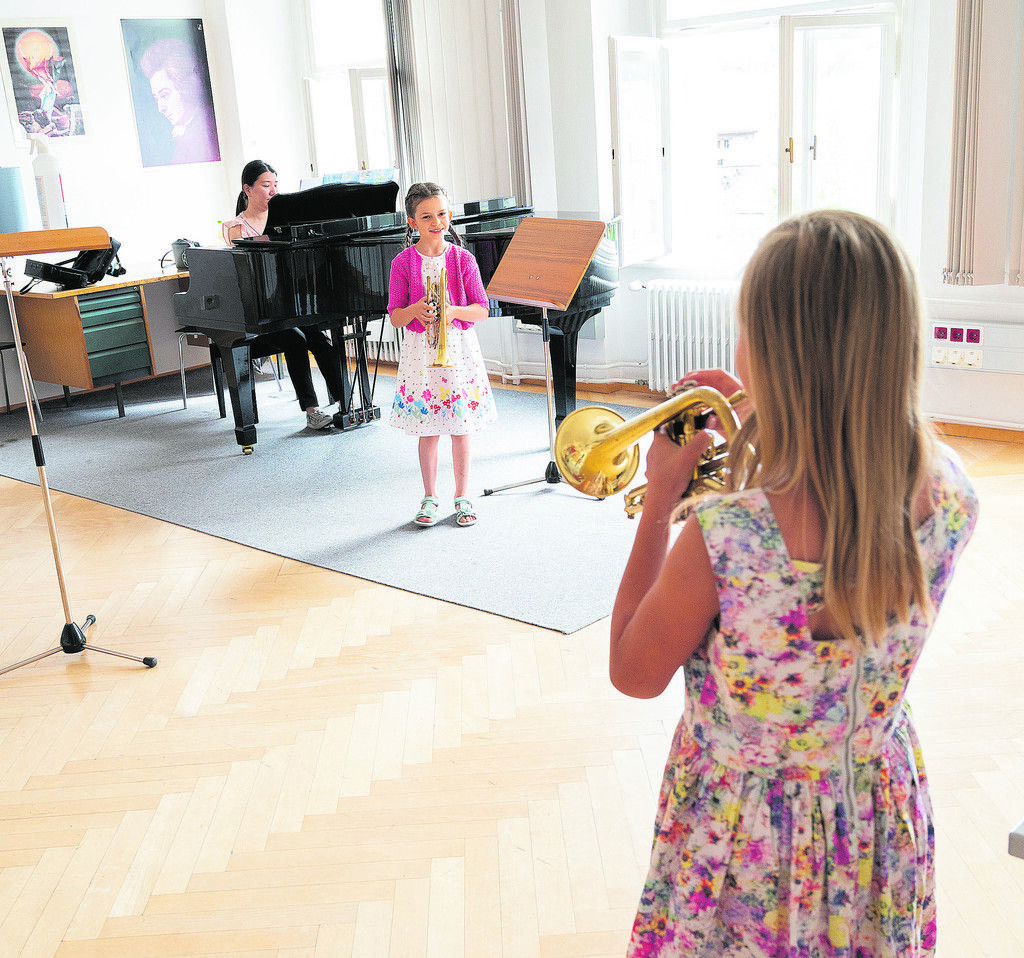 Abstandhalten und musizieren