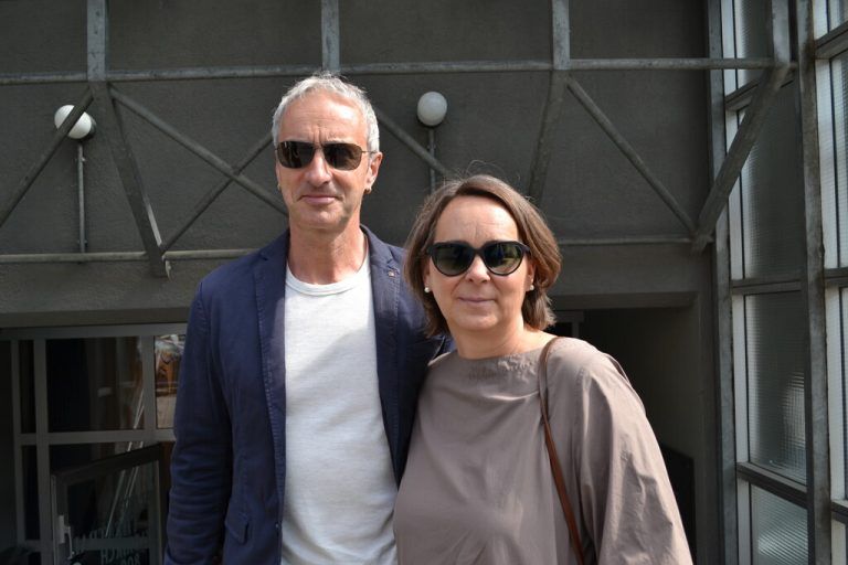 Interessierte Gäste: Bernhard Kreidl und Heike Hartmann.