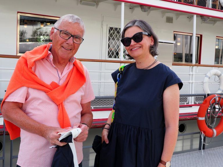James-Joyce-Fans Günther Polanec und Karin Guldenschuh.
