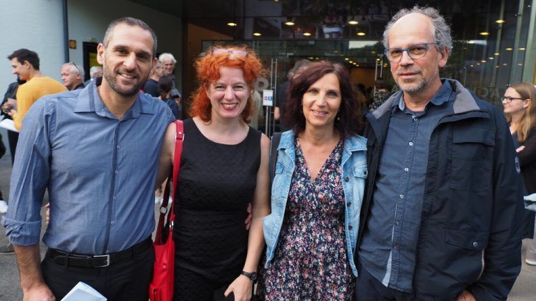 Tal, Christine, Gabi und Stefan genossen den Abend.