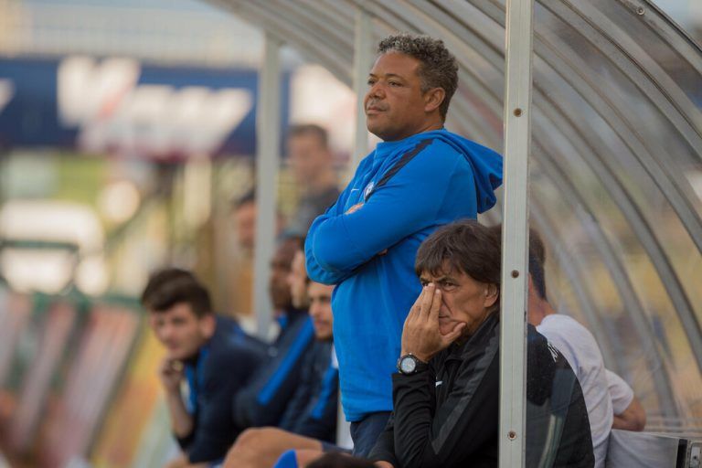 Testspiel SC Austria Lustenau gegen Atromitos Athen (GRC) Damir Canadi und Eric Orie