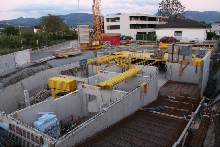 Vielfalt ist im Wohnbau in der Marktgemeinde Lauterach Trumpf. Derzeit entsteht eine Anlage mit 29 je 30 m² großen Micro-Wohnungen. <span class="copyright">stp/4</span>