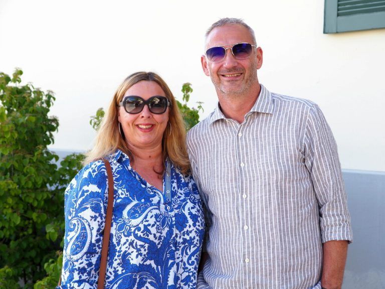 Belinda Maister und Anthony Peruskic (Längle Glas).