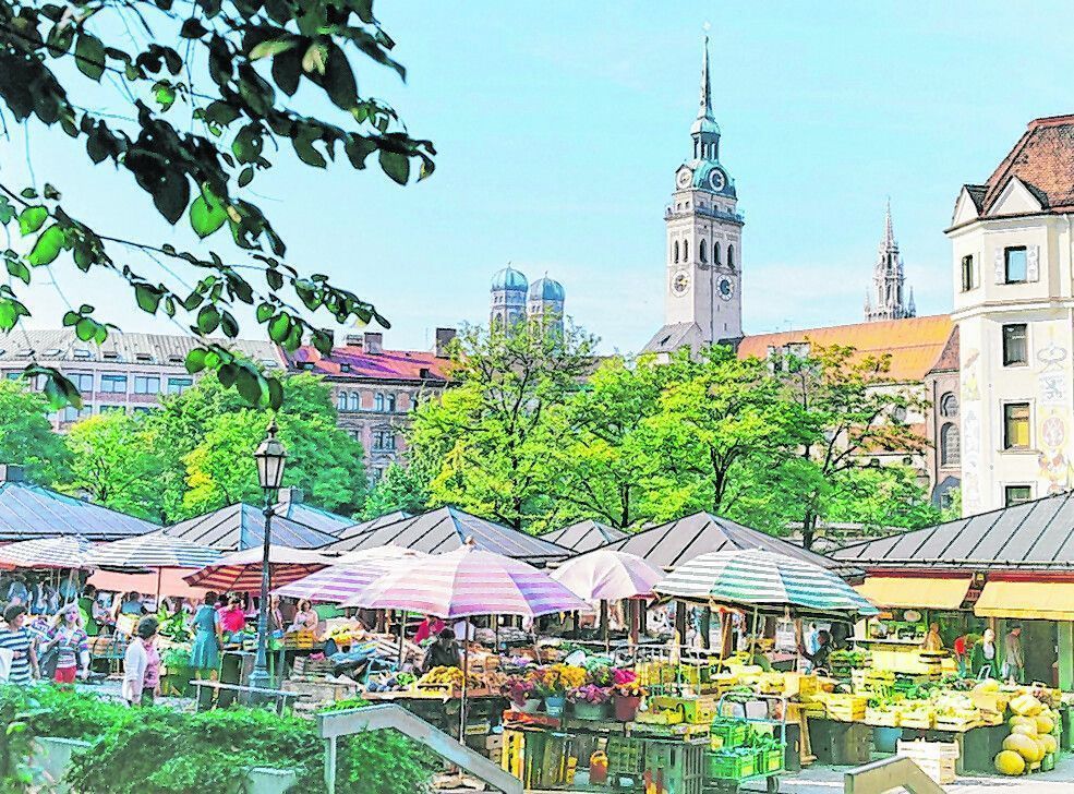 Einkaufen am Viktualienmarkt