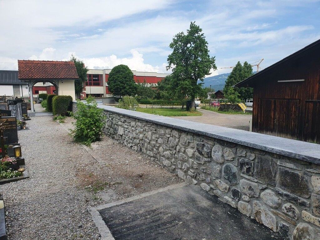 Friedhofsmauer wurde saniert