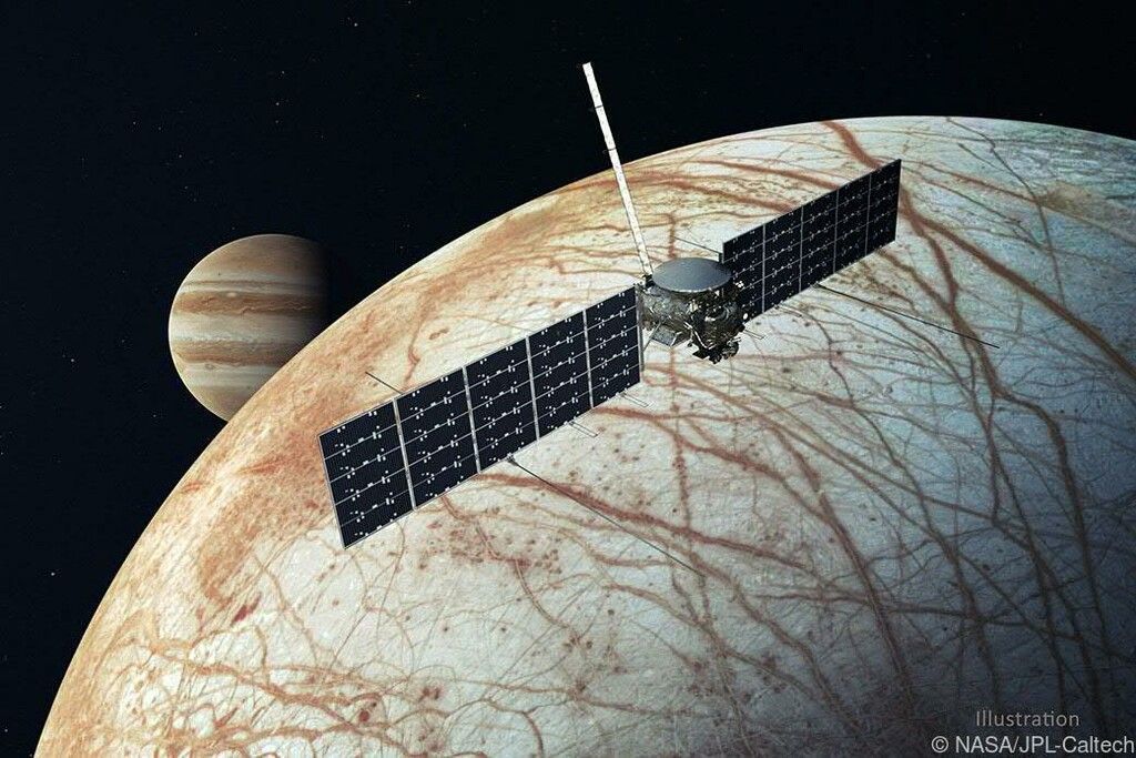 NASA-Mission &#8220;Europa Clipper&#8221; setzt auf rot-weiß-rote Technik