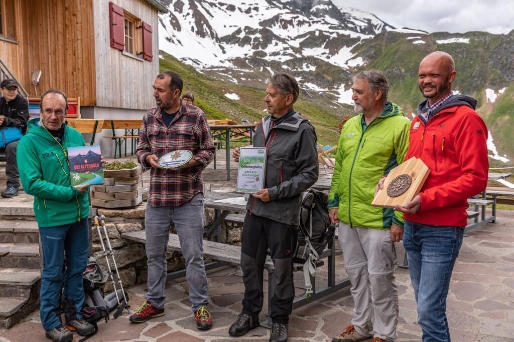 Alpinisten mit gutem Umweltgewissen