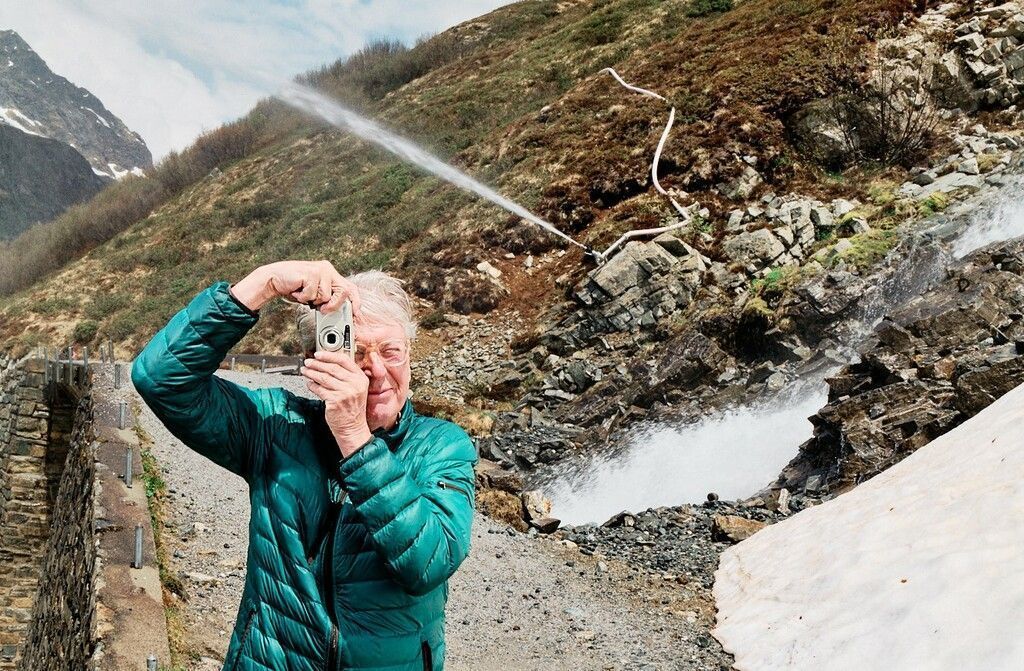 Roman Signer hat eine Wasserinstallation auf der Bielerhöhe geschaffen. »D6