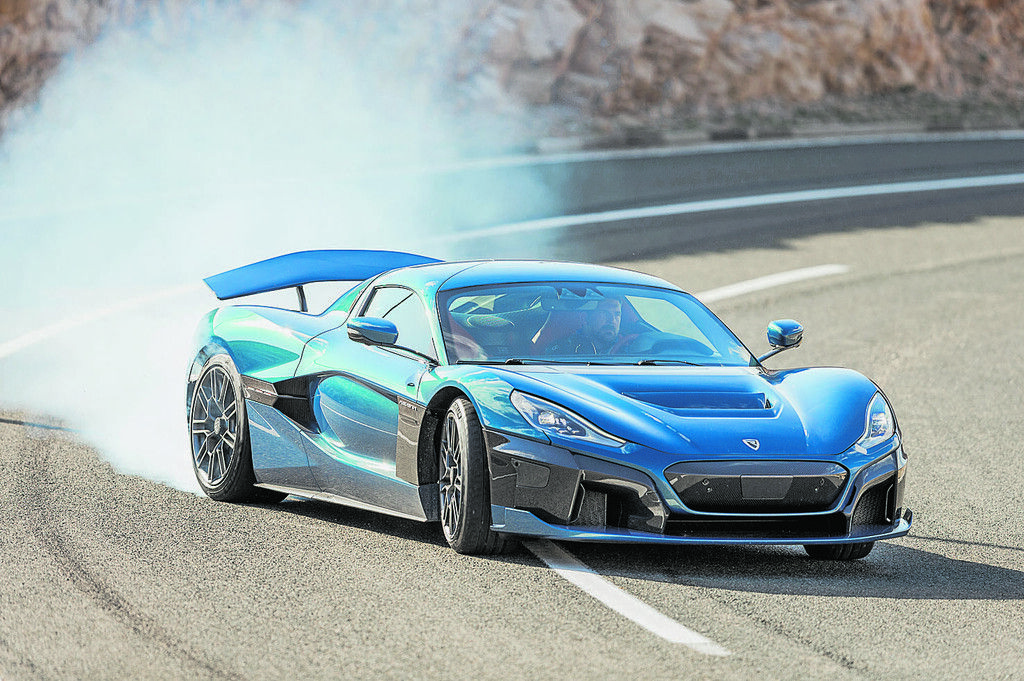 E-Expertise von Rimac für Bugatti