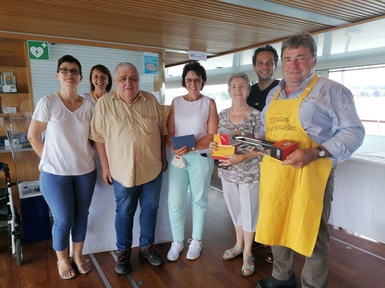 Mit dem PVÖ und dem Motorschiff Vorarlberg ging es nach Friedrichshafen.pvö