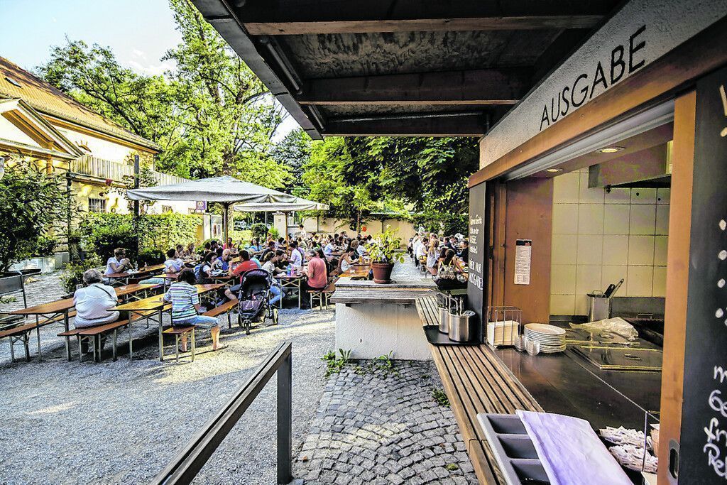 Biergarten und Kulturstätte