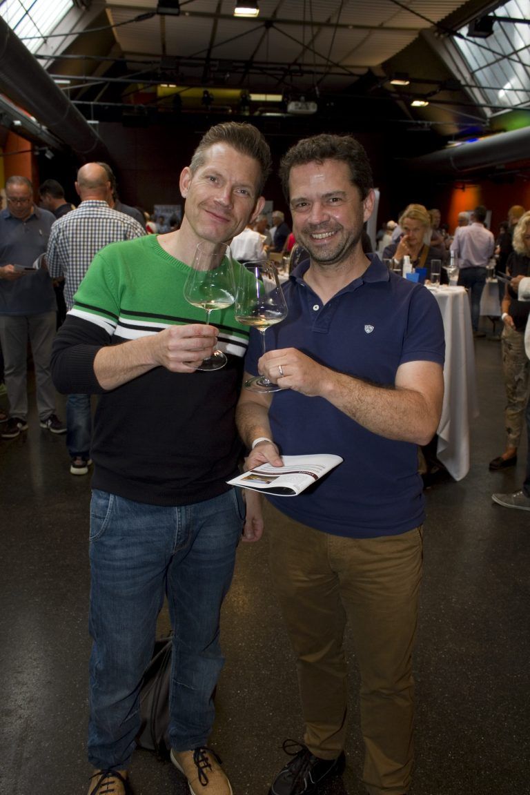 Auf die Rebe: Sebastian Hambeck und Christian Eibl (Sonnenkönigin).