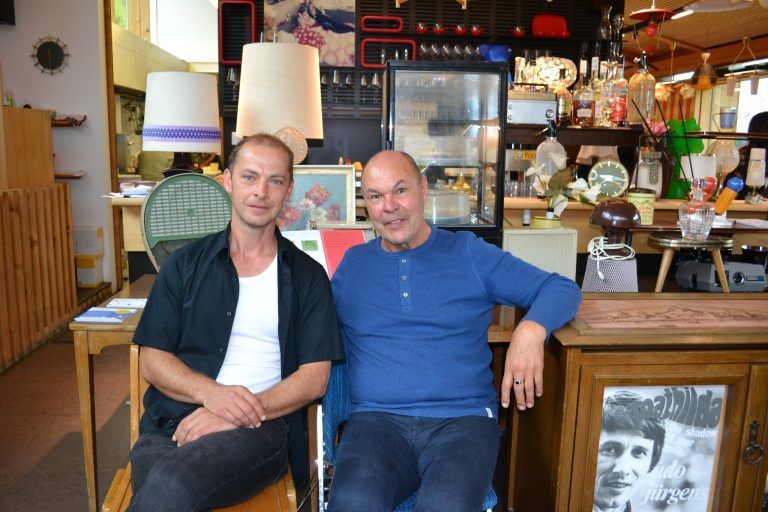 Die beiden Kuratoren Eugen Fulterer und Dietmar Nigsch.