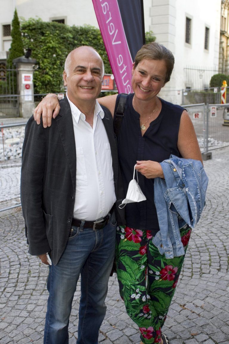Karl Raudnicky und Margit Bargehr bestens gelaunt.