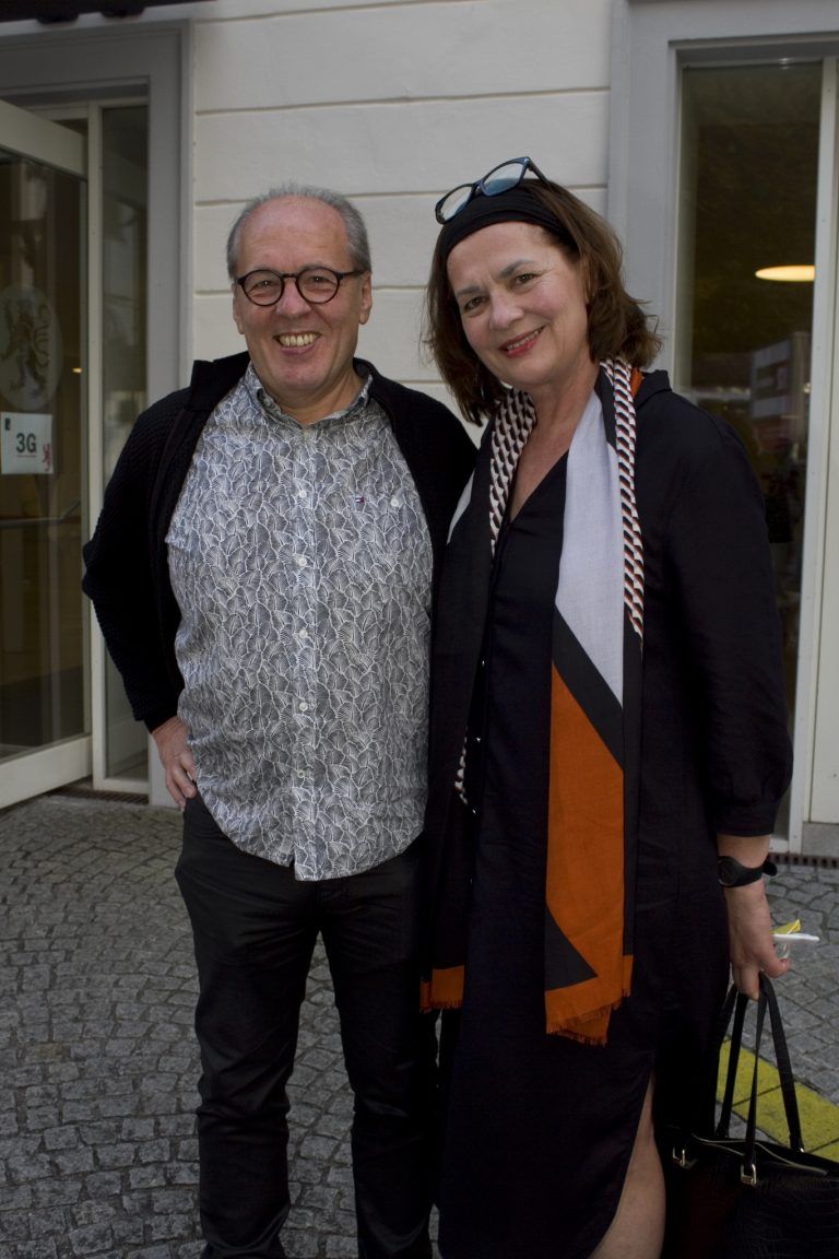 Karte als Geburtstagsgeschenk: Peter Sinz und Sabine.