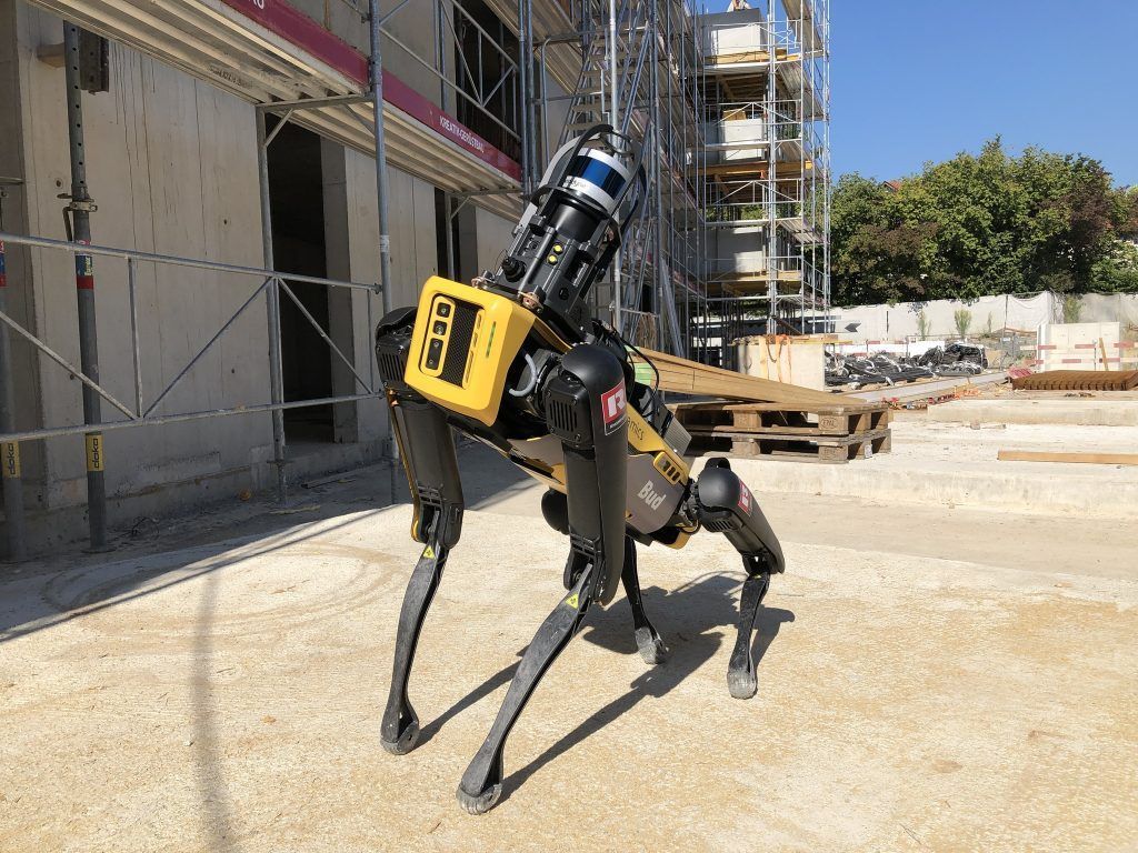 Digitaler Polier auf der Baustelle